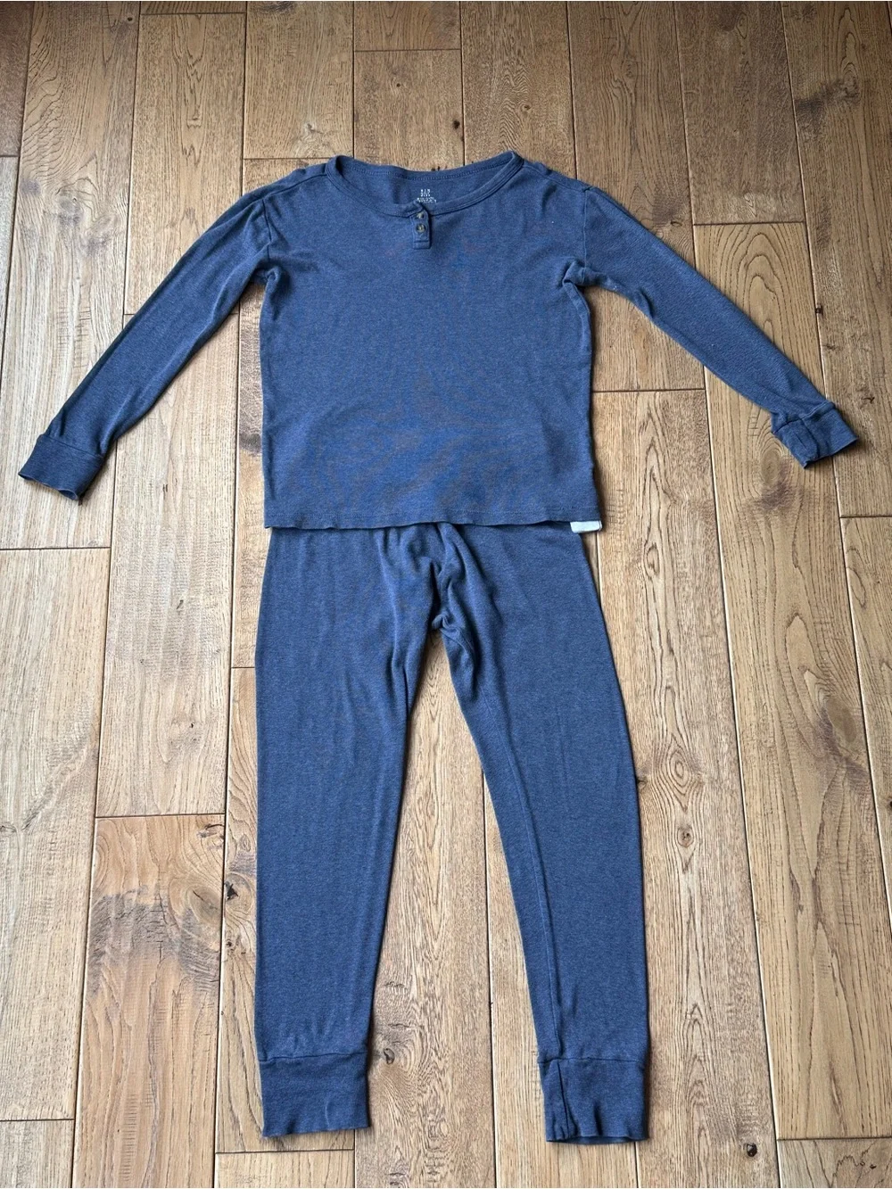 Gap Kids Organic Cotton Henley PJ Set size 8
